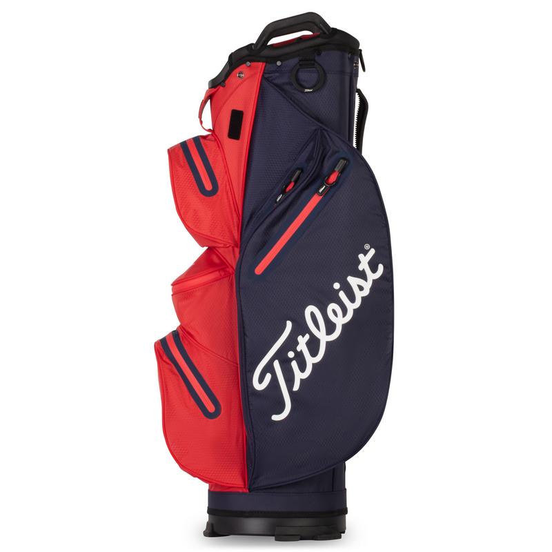 Titleist StaDry Waterproof 14 Way Golf Cart Bag - Navy/Red - main image