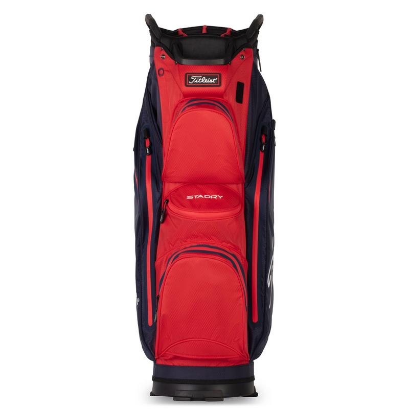 Titleist StaDry Waterproof 14 Way Golf Cart Bag - Navy/Red - main image