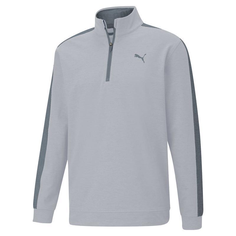 Puma Cloudspun T7 1/4 Zip Golf Jumper - Grey - main image