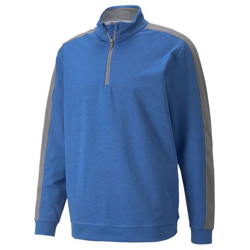 Puma Cloudspun T7 1/4 Zip Golf Jumper - Blue - main image