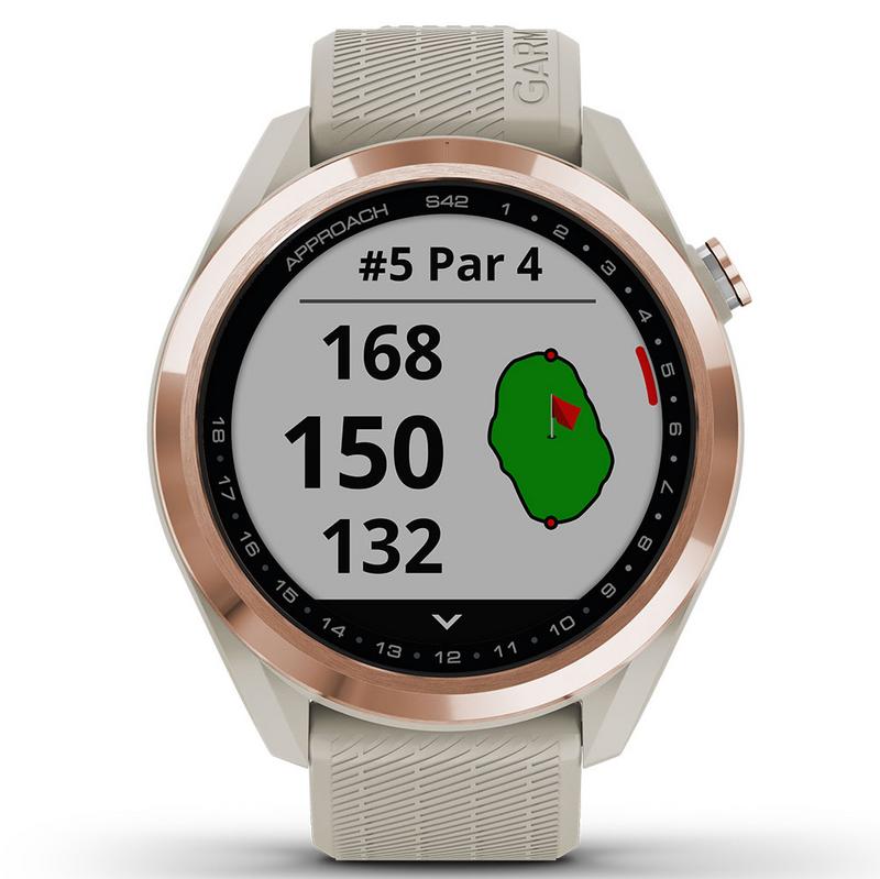 Garmin Approach S42 GPS Golf Watch - Rose Gold/Sand - main image