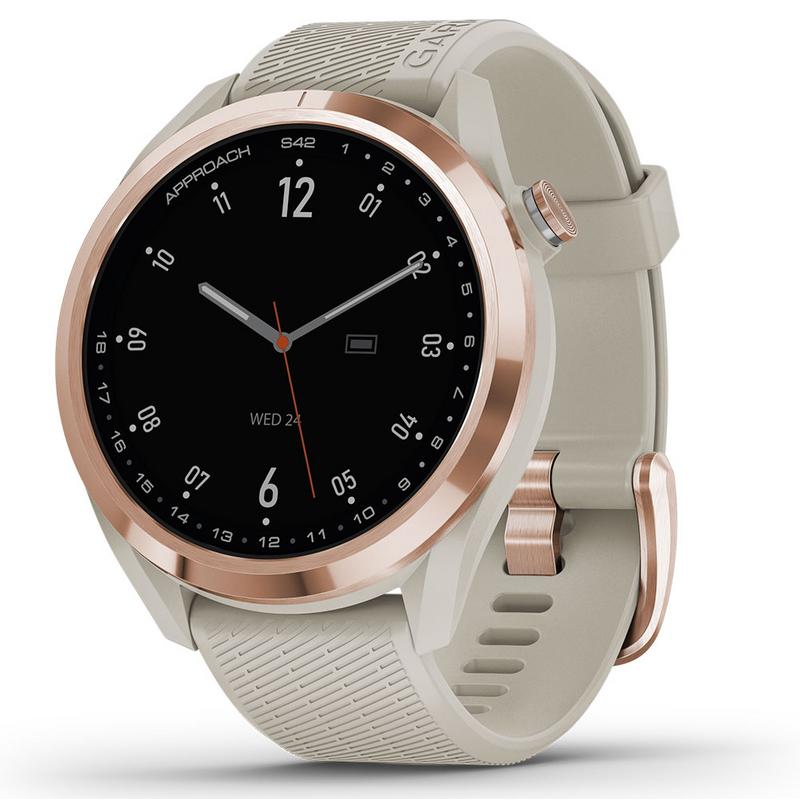 Garmin Approach S42 GPS Golf Watch - Rose Gold/Sand - main image