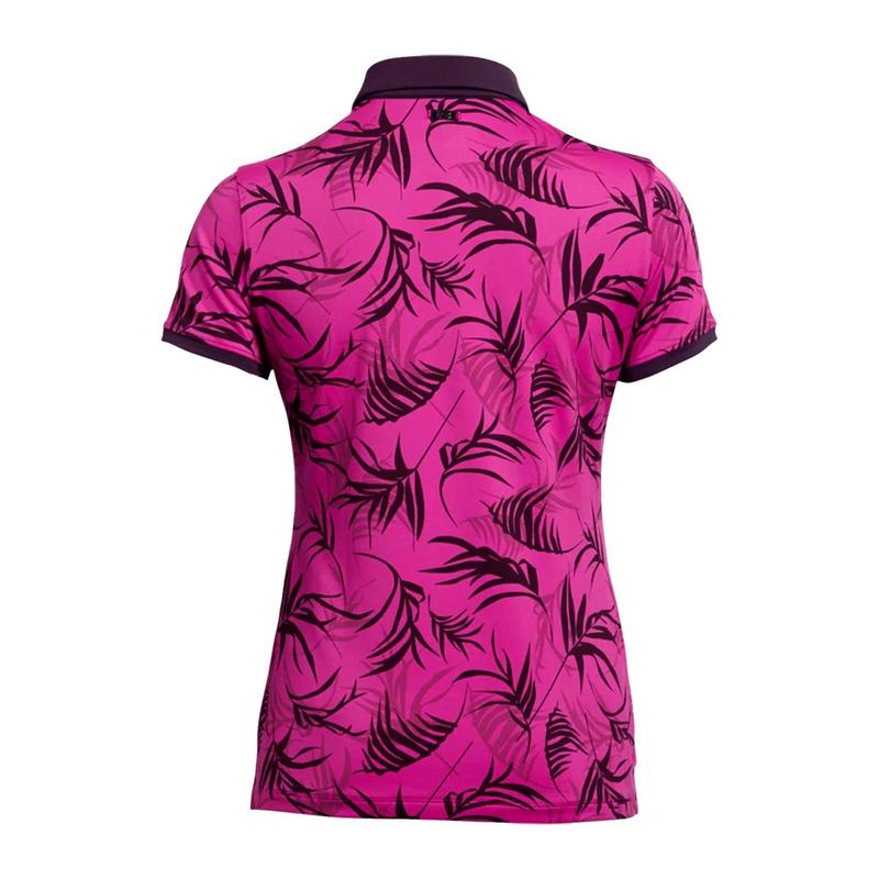 Under Armour Womens Zinger Golf Polo Shirt - Pink - main image