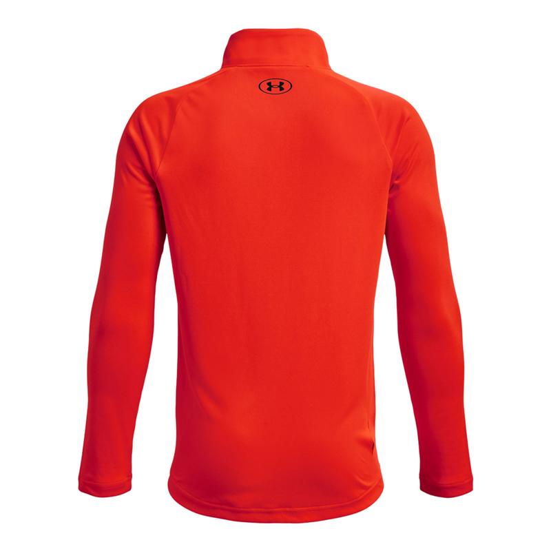 Under Armour Boys Tech 2.0 1/2 Zip Golf Top - Orange - main image