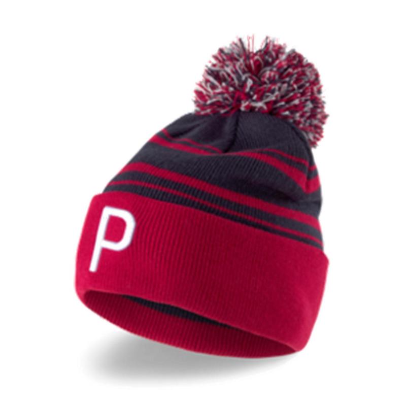 Puma P Pom Golf Beanie Hat - Navy - main image