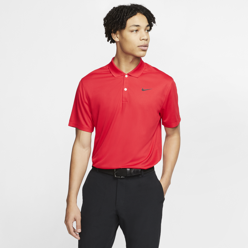 Nike Dri-Fit Victory Solid Golf Polo Shirt - Red - main image