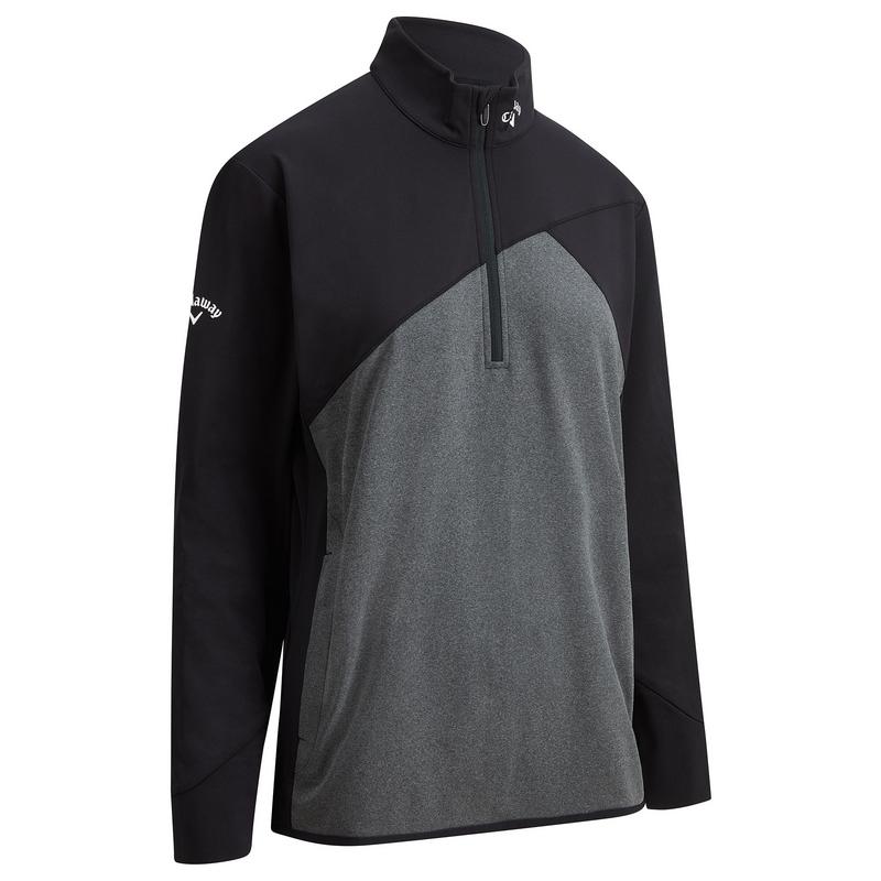 Callaway Aquapel Quarter Zip Golf Pullover - Black - main image