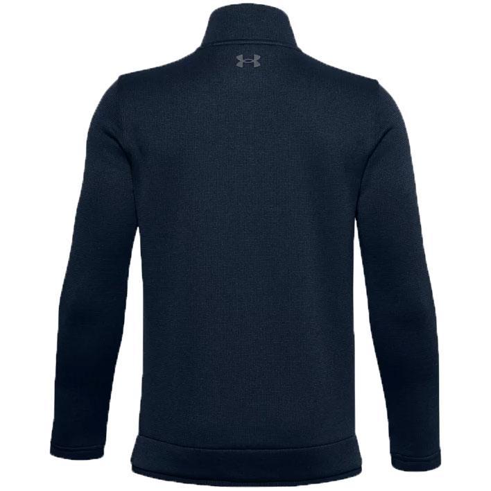 Under Armour Boys Sweaterfleece 1/2 Zip Golf Top - Navy - main image