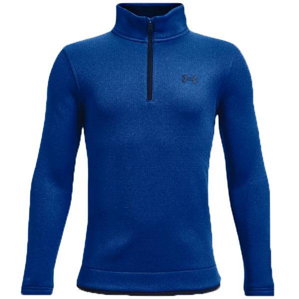 Under Armour Boys Sweaterfleece 1/2 Zip Golf Top - Blue - main image