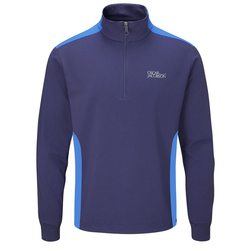 Oscar Jacobson Thornton Golf Sweater - Navy  - main image