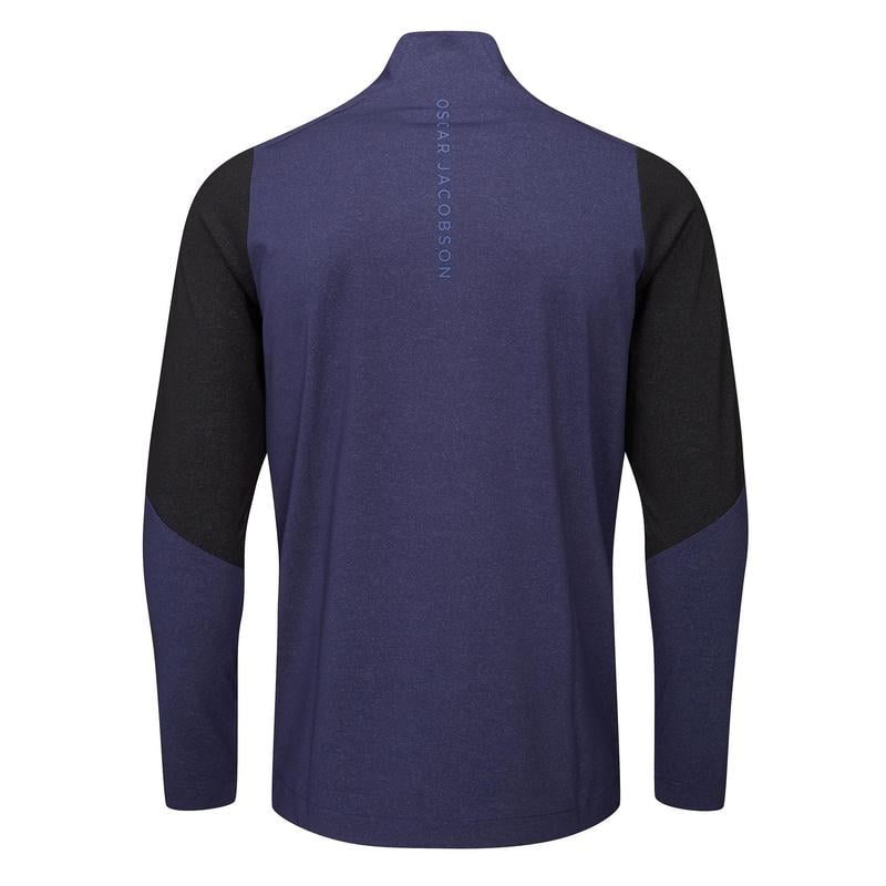 Oscar Jacobson Lodstock Tour Golf Sweater - Navy - main image