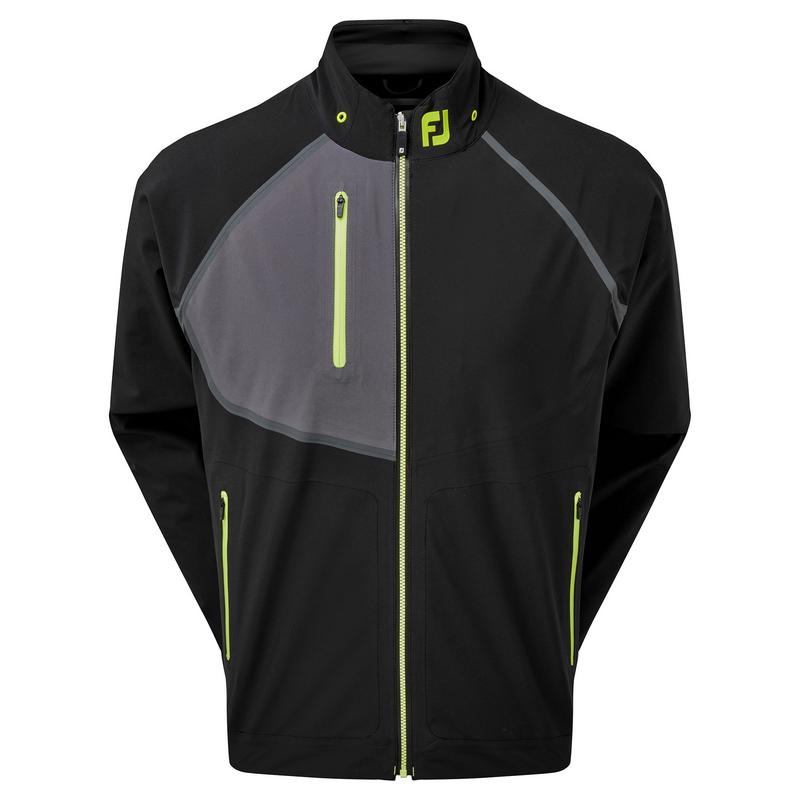 FootJoy HydroTour Waterproof Rain Golf Jacket - Black/Charcoal - main image