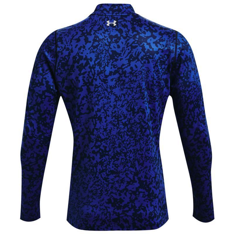 Under Armour ColdGear Infrared Long Sleeve Golf Mock Base Layer - Royal Blue - main image