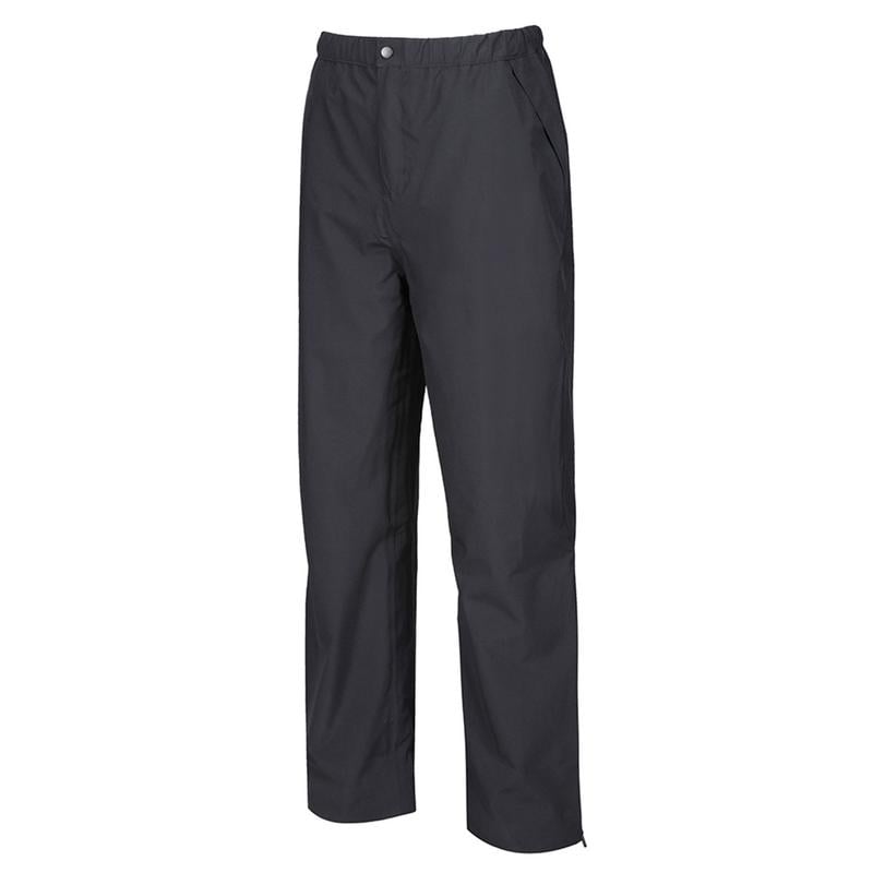 Island Green Stretch Waterproof Golf Trousers - Black - main image