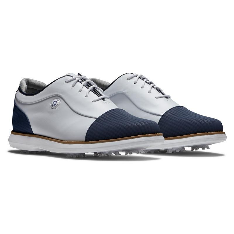 FootJoy Traditions Women's Golf Shoe - White/Navy - main image