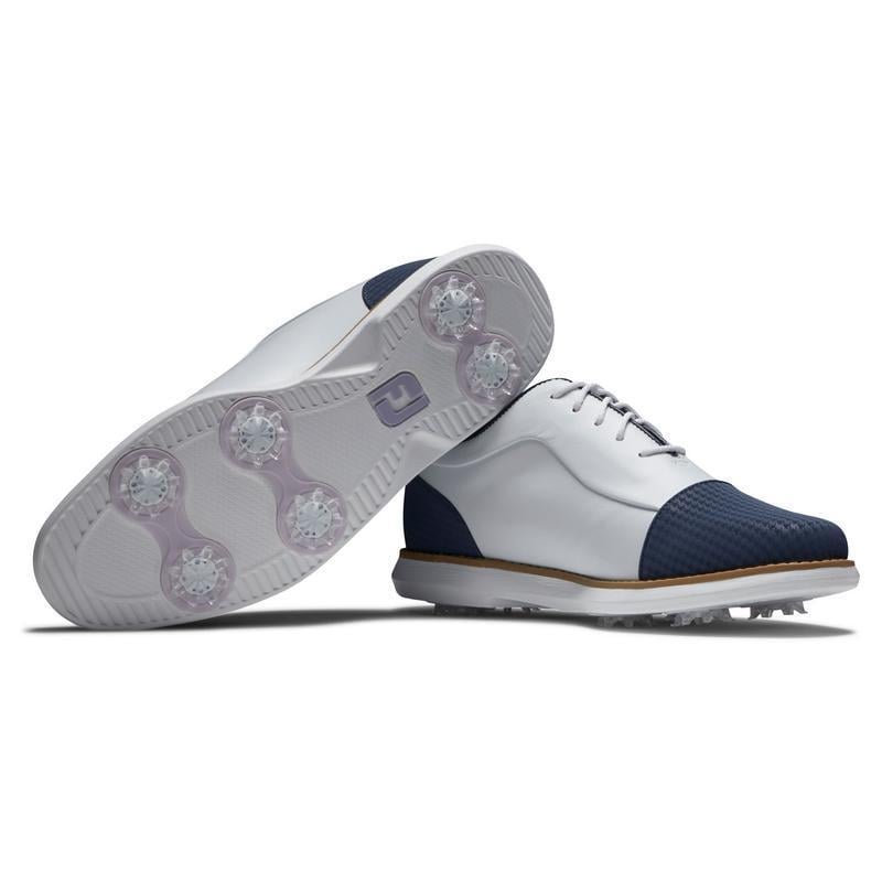 FootJoy Traditions Women's Golf Shoe - White/Navy - main image