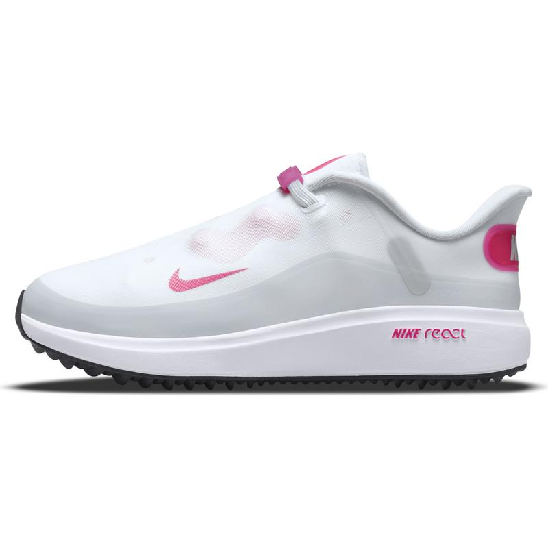 Nike React Ace Tour Womens Golf Shoes - White/Pink - main image