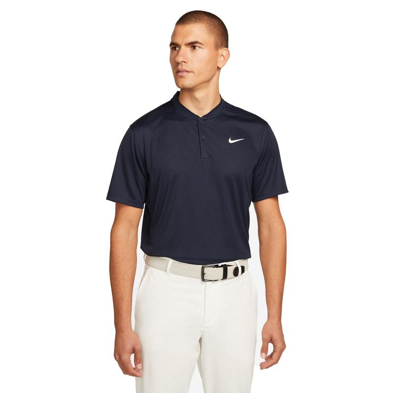 Nike Dri-Fit Victory Blade Golf Polo Shirt - Obsidian/White - main image