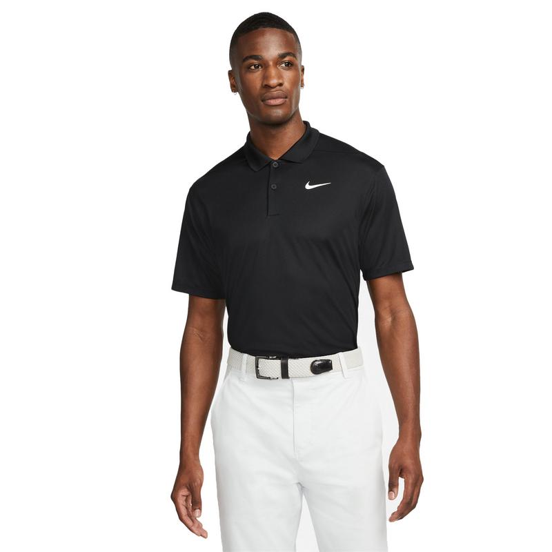 Nike Dri-Fit Victory Solid Polo Shirt - Black/White - main image