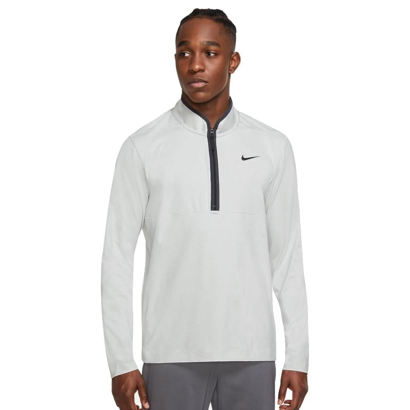 Nike Dri-Fit Victory Heathered Half Zip Golf Top - Photon Dust/Pure/Grey/Black - main image