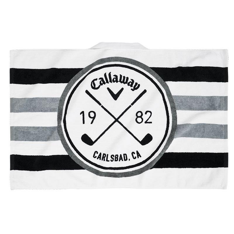 Callaway Golf Cart Towel 30x20 White/Black/Charcoal - main image