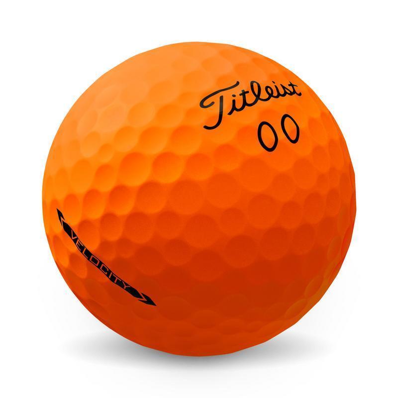 Titleist Velocity Golf Balls - Personalised - Orange - main image