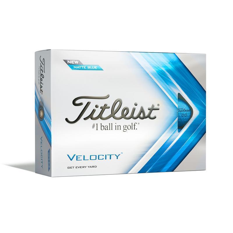 Titleist Velocity Golf Balls - Personalised - Blue - main image