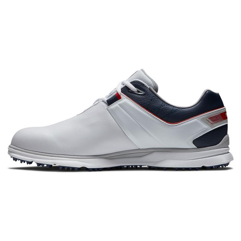 FootJoy Pro SL Golf Shoe - White/Navy/Red - main image