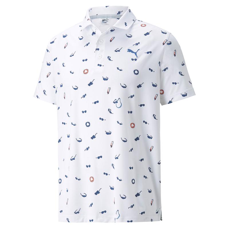 Puma MATTR Sunnies Golf Polo - White - main image