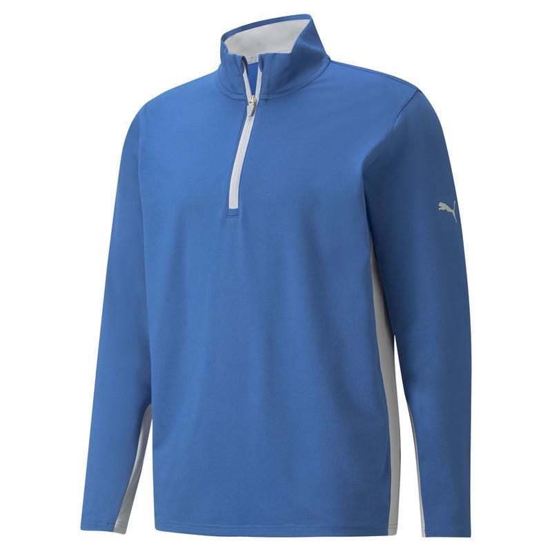 Puma Gamer 1/4 Zip Golf Sweater - Blue  - main image