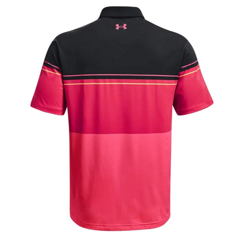 Under Armour Playoff 2.0 Polo Shirt - Black/Pink - main image