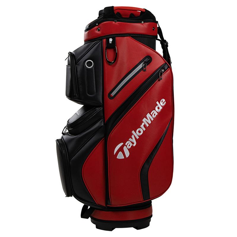 TaylorMade Golf Deluxe Cart Bag - Red/Black - main image