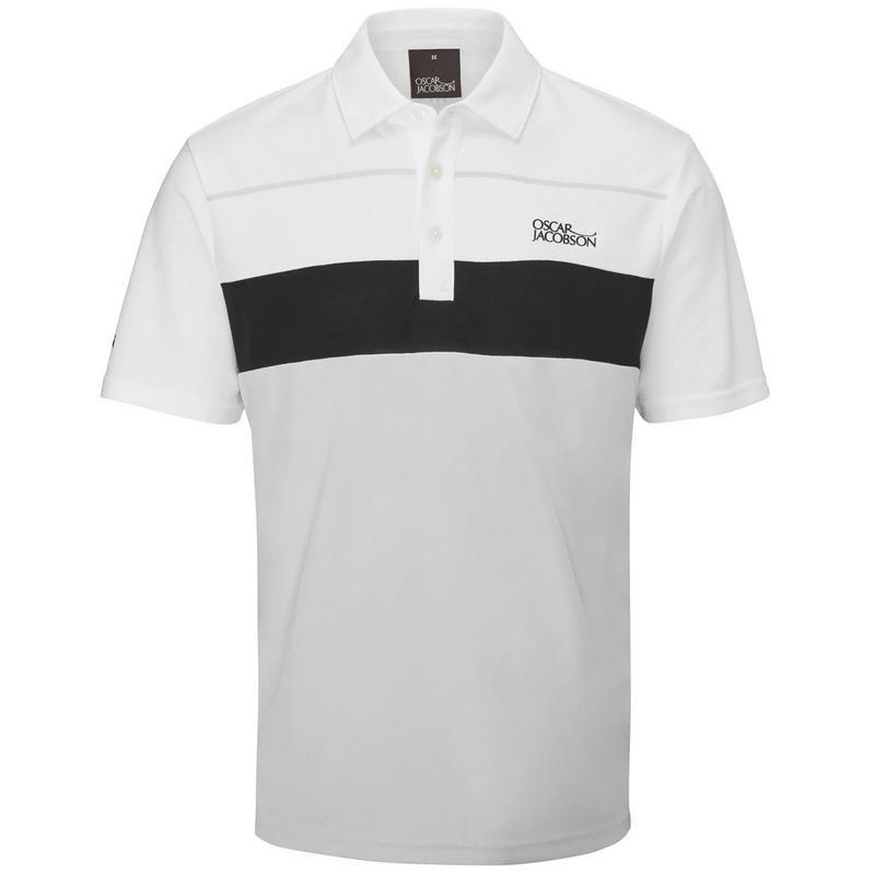 Oscar Jacobson Dodman Golf Polo Shirt - Grey - main image