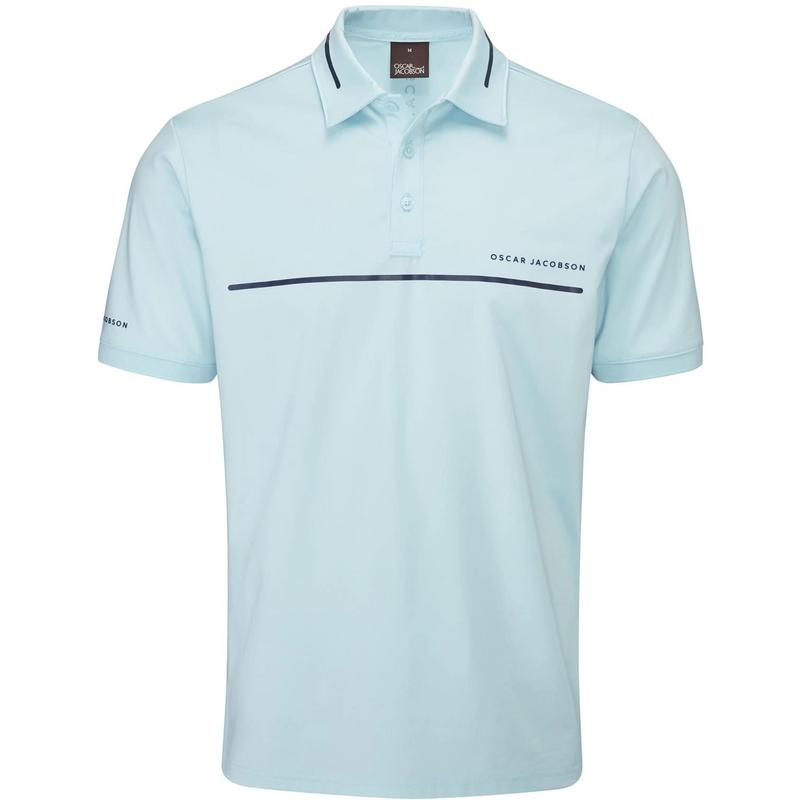 Oscar Jacobson Marsden Golf Polo Shirt - Blue - main image