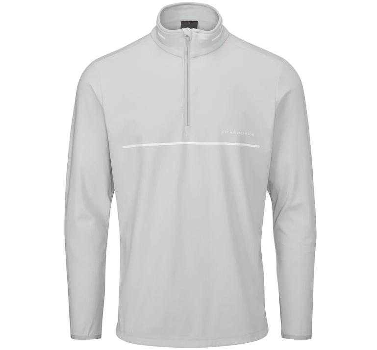 Oscar Jacobson Darwin Midlayer Golf Sweater - Grey - main image