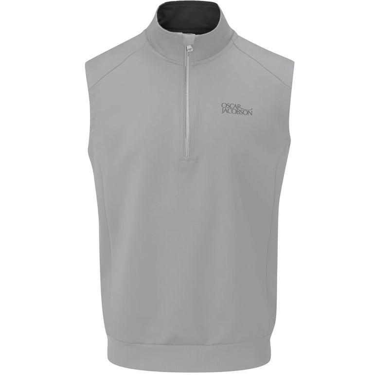 Oscar Jacobson Trent Tour Sleeveless Golf Sweater - Grey - main image