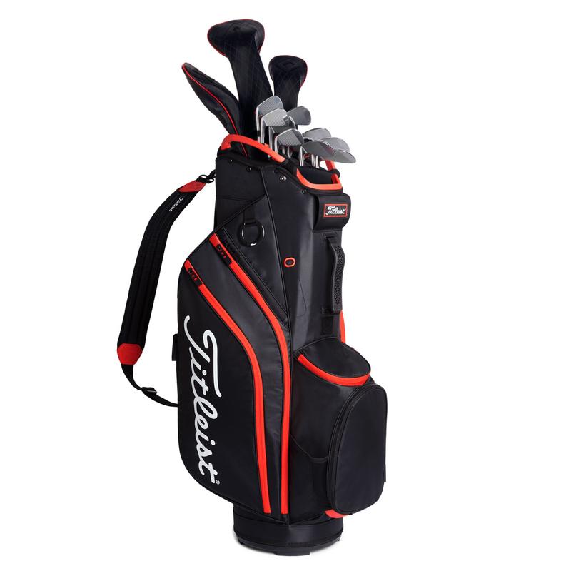 Titleist Cart 14 Golf Cart Bag - Black/Red - main image