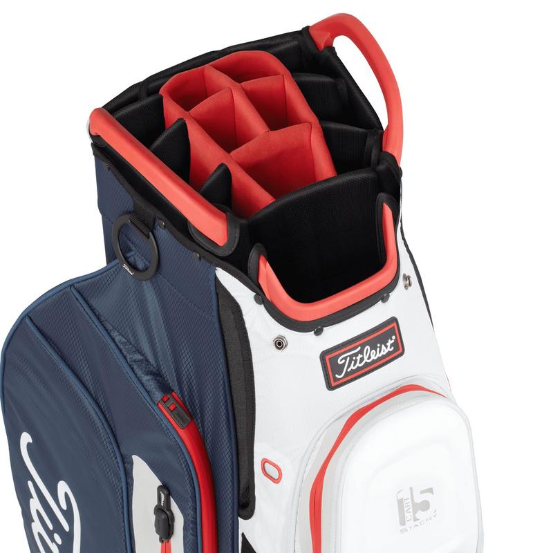 Titleist Cart 15 StaDry Golf Cart Bag - Navy/White/Red - main image