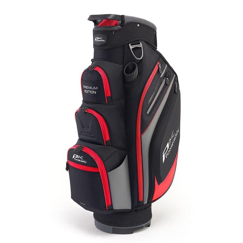 PowaKaddy Premium Edition Golf Cart Bag - Black/Red - main image