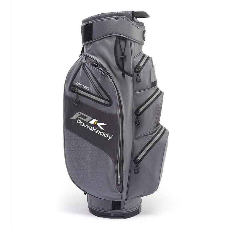 PowaKaddy Dri-Tech Waterproof Golf Cart Bag - Gun Metal/Black - main image