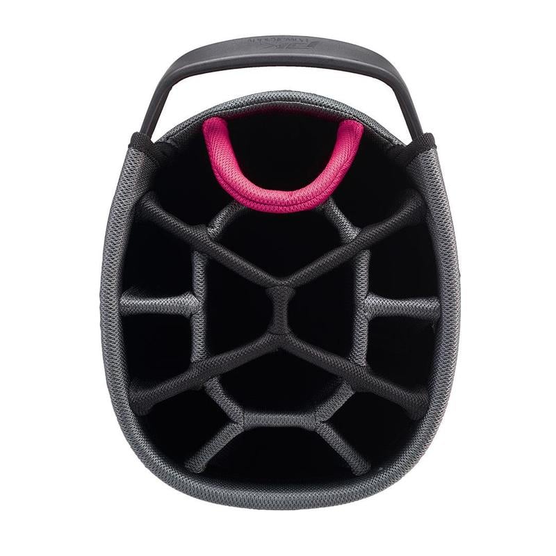 PowaKaddy Dri-Tech Waterproof Golf Cart Bag - Gun Metal/Hot Pink - main image