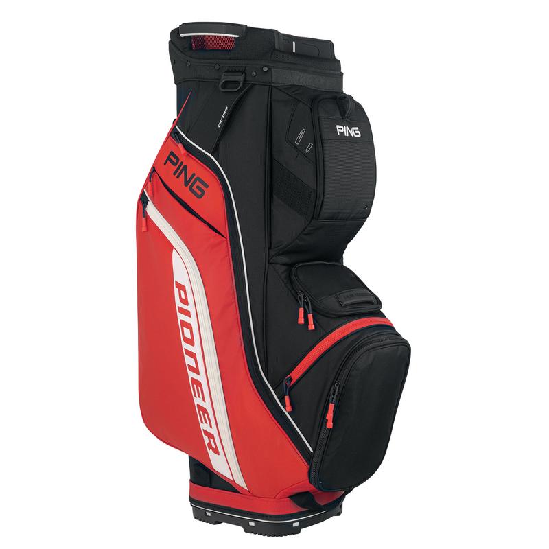 Ping Pioneer 214 Cart Bag  -  Red/Black - main image