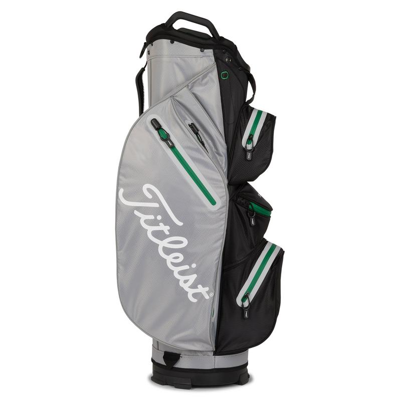 Titleist StaDry Waterproof 14 Way Golf Cart Bag - Grey/Black/Green - main image