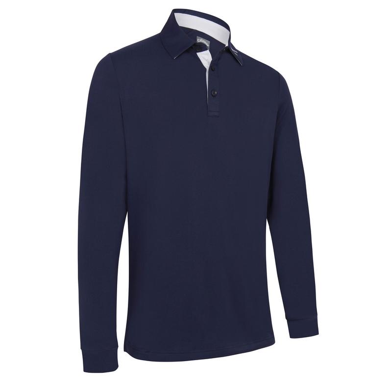 Callaway Long Sleeve Performance Tour Logo Golf Polo - main image