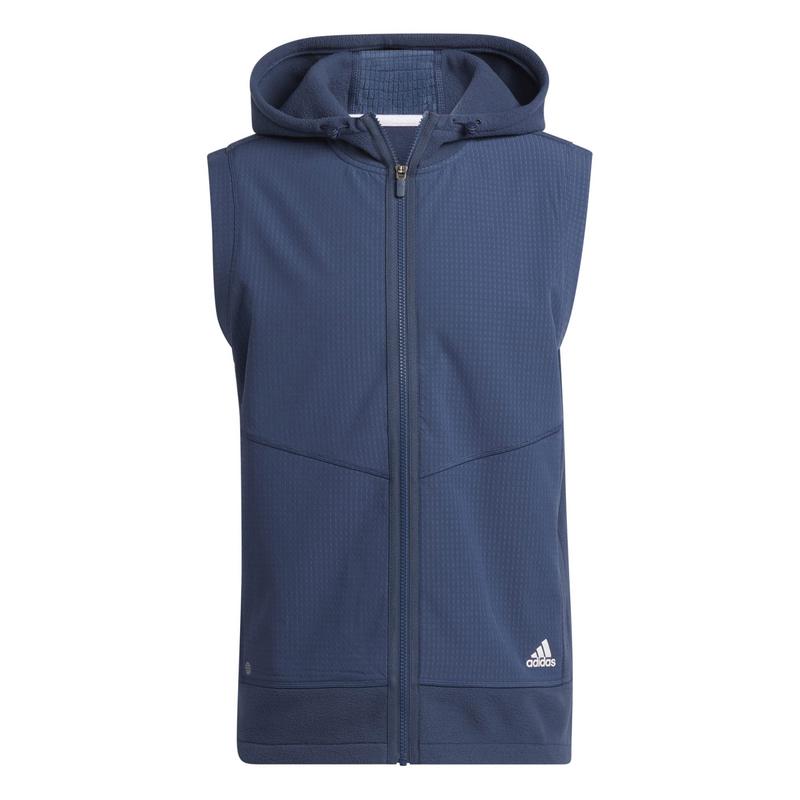 adidas Hoodie Golf Vest - Navy - main image