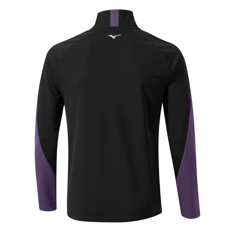 Mizuno Breath Thermo Winter Brz 1/4 Zip Golf Midlayer - Purple - main image