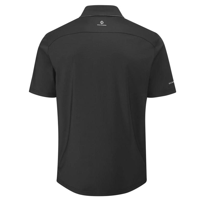 Oscar Jacobson Chap II Tour Golf Polo Shirt - Black - main image