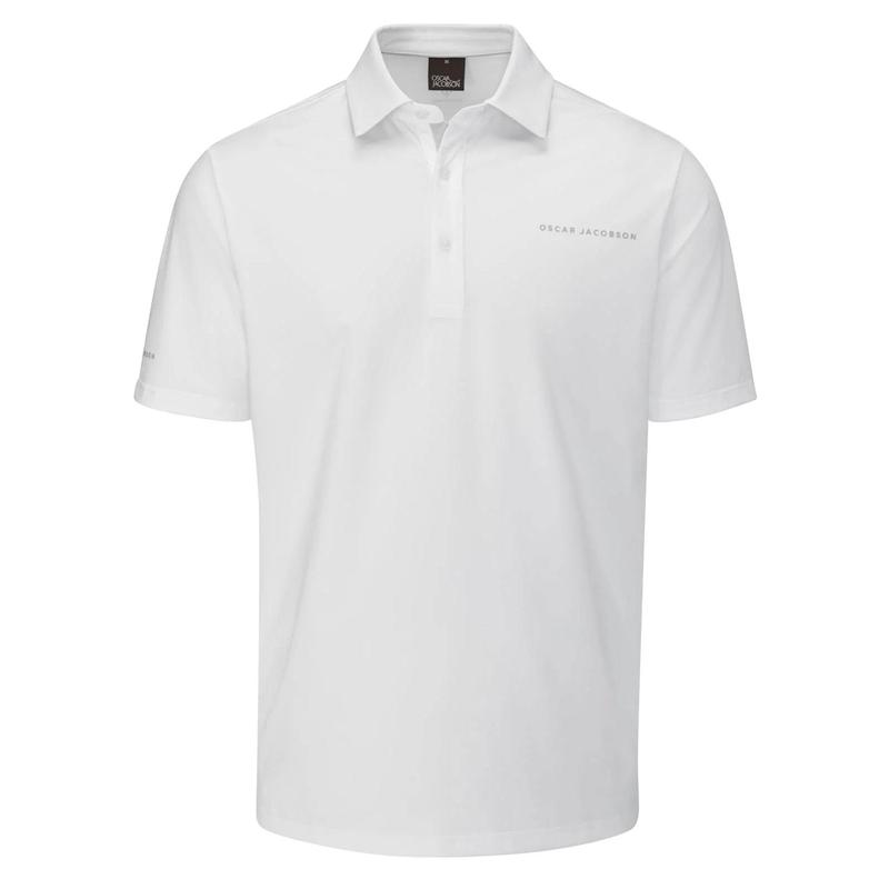 Oscar Jacobson Chap II Tour Golf Polo Shirt - White - main image