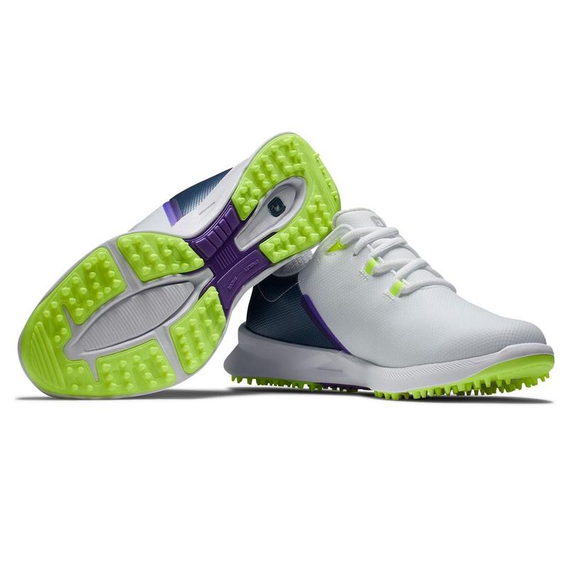 Footjoy Fuel Sport Women's Golf Shoe - White/Navy/Green - main image