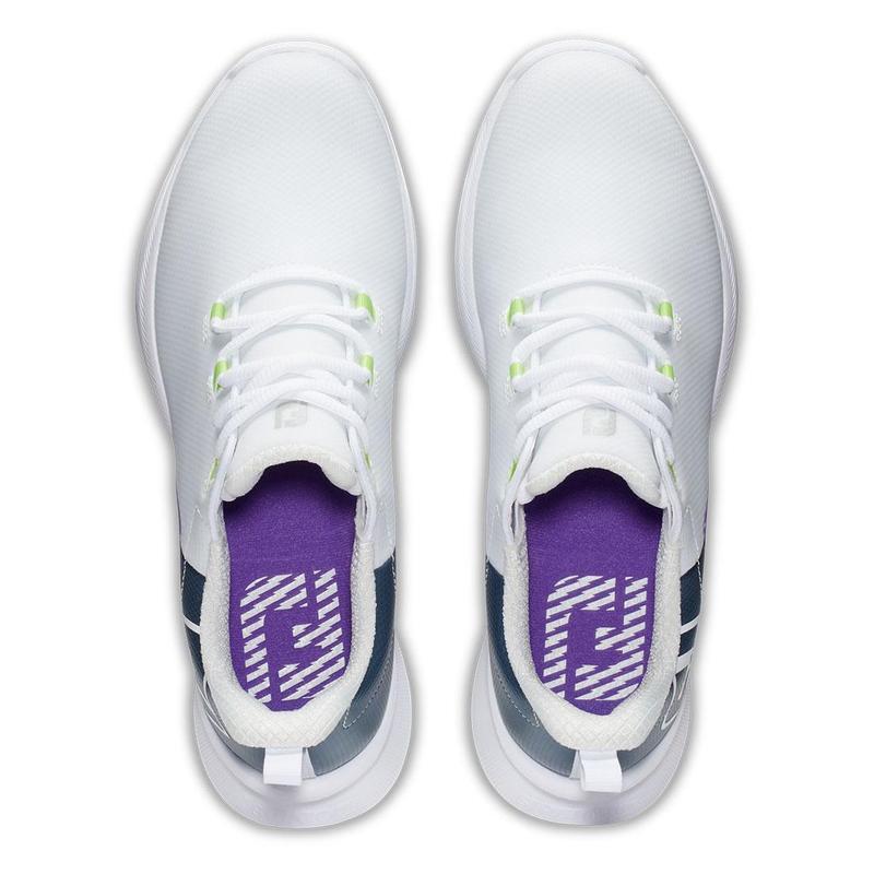 Footjoy Fuel Sport Women's Golf Shoe - White/Navy/Green - main image